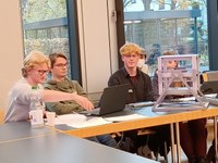 Students at the International Cosmic Day at University of Bonn