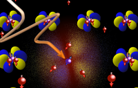 Artist's view of a quasiparticle